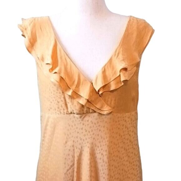 NEW Hatch The Emily‎ Maxi Dress Yellow Designer Size 4/XL - Picture 6 of 14